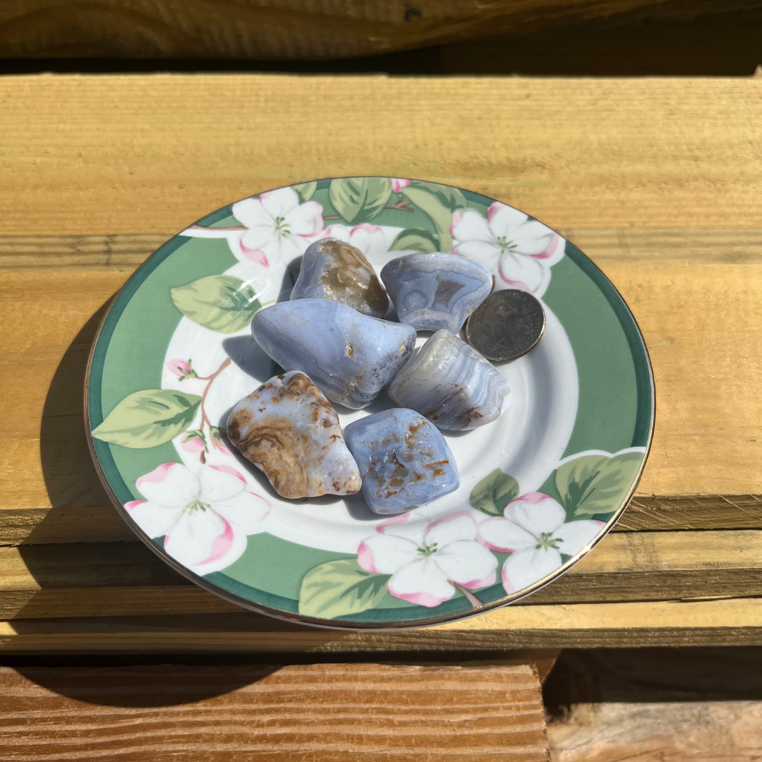 Blue Lace Agate Tumbled