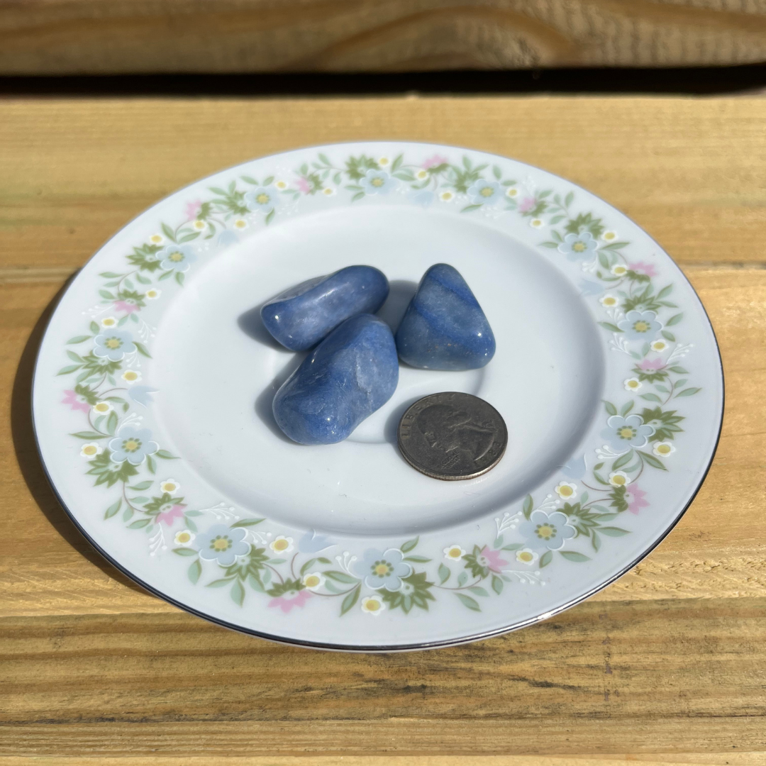 Blue Quartz Tumbled