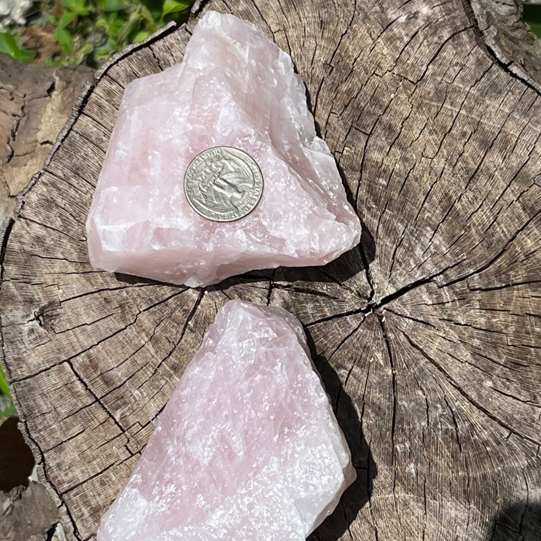 XXL Rose Quartz Rough Form