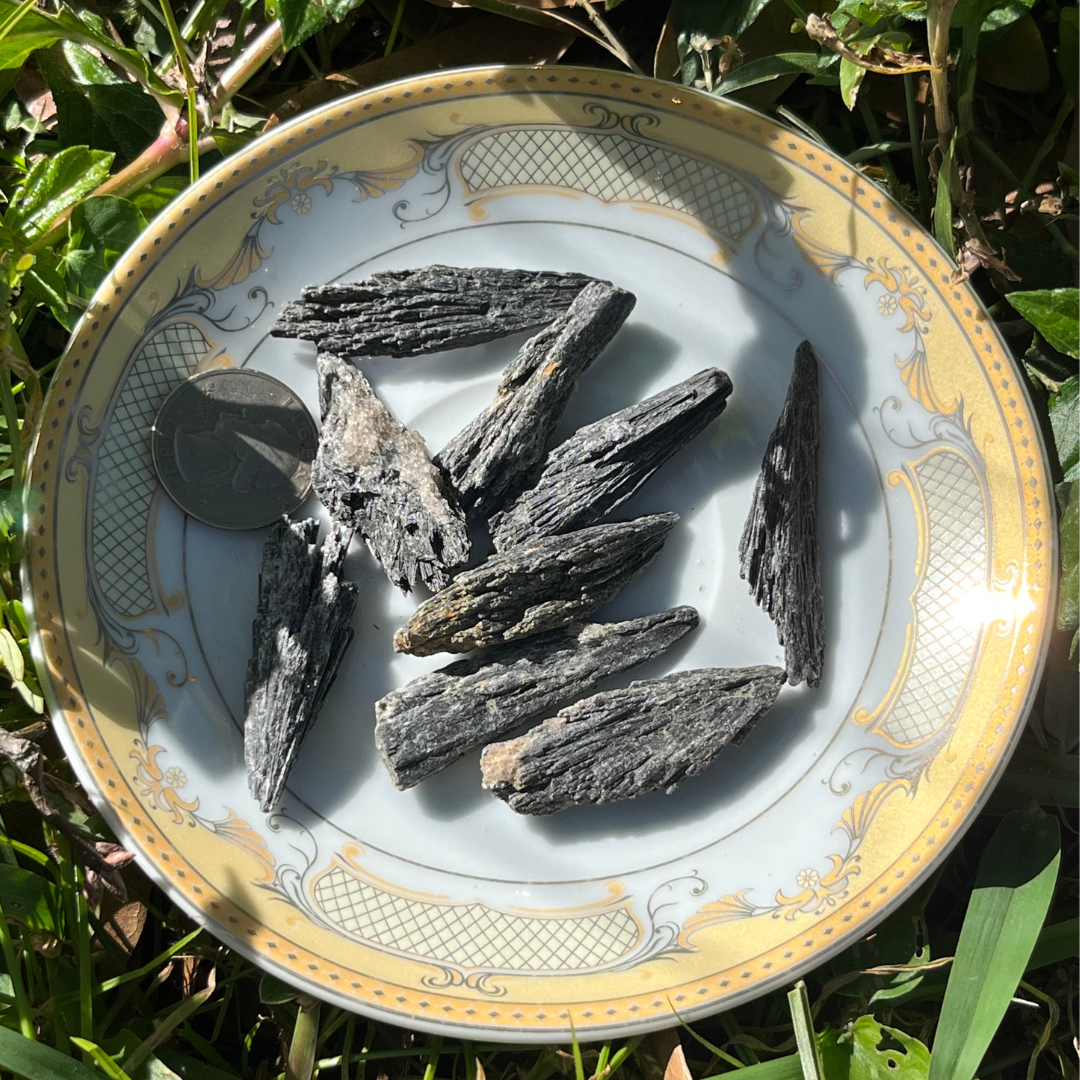 Black Kyanite Blades