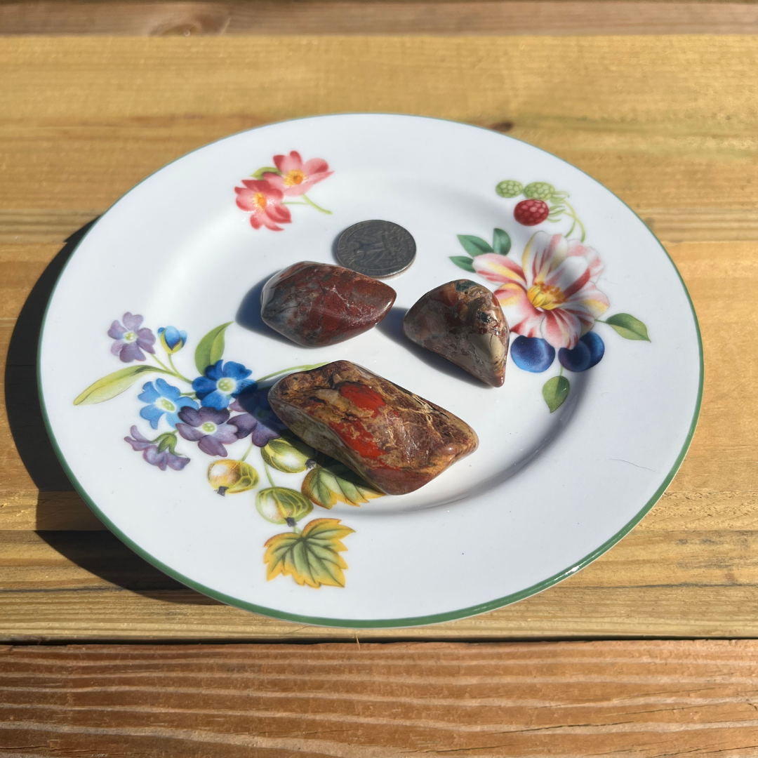 Tumbled Brecciated Jasper