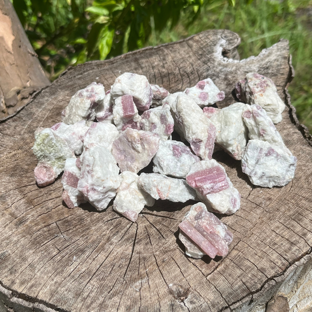 Raw Pink Tourmaline