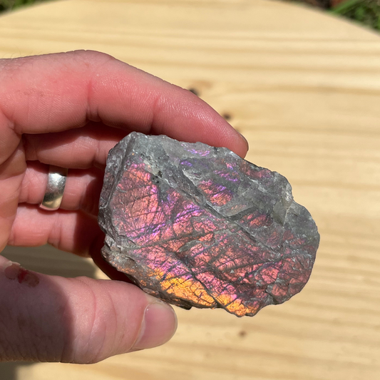 Labradorite Flash Sunset